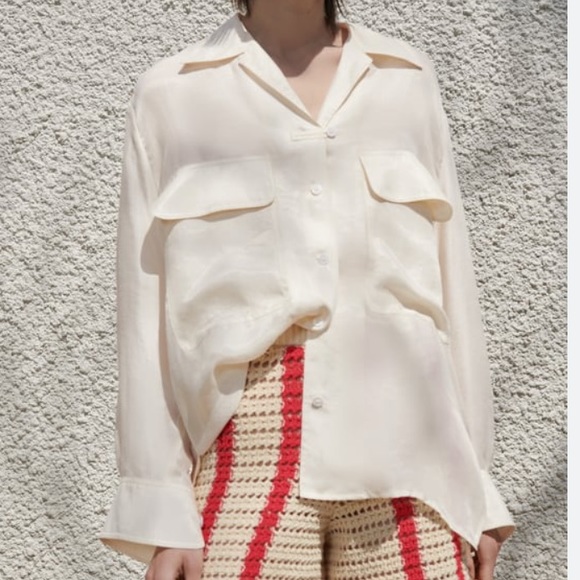 Zara Flowy Blouse - Picture 4 of 7